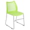 Flash Furniture Green Plastic Stack Chair, PK5 5-RUT-498A-GN-GG - alternate 9